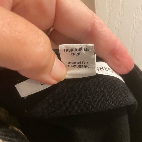 Diane Von Furstenberg Black and Cream Pencil Wool and Silk Skirt size 8.  EUC - Picture 5 of 10